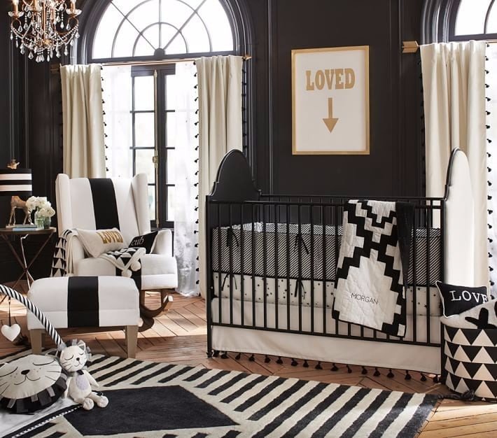 Black and White Nursery Decor Lovely Black and White Nursery Decor