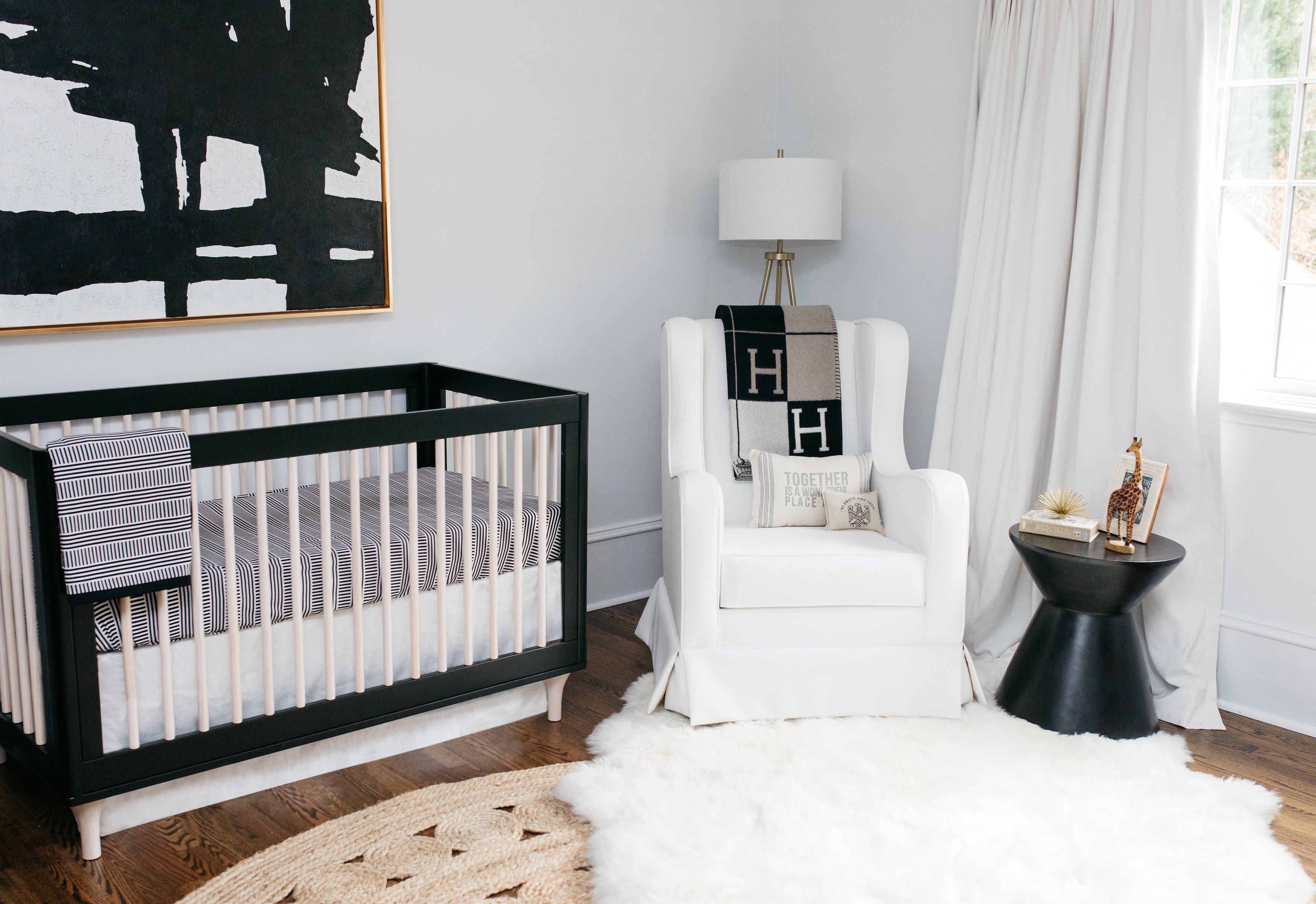 Black and White Nursery Decor Unique Celebrity Design Reveal Emily Maynard S Nursery Project Nursery