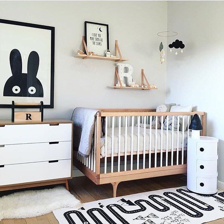 Black and White Nursery Decor Unique Modern Gender Neutral Nursery Decorations Black White Nurseries Kids Room Shelf