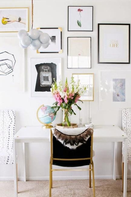 Black and White Office Decor Awesome Black and White Decorating Ideas for Home Fice Designs