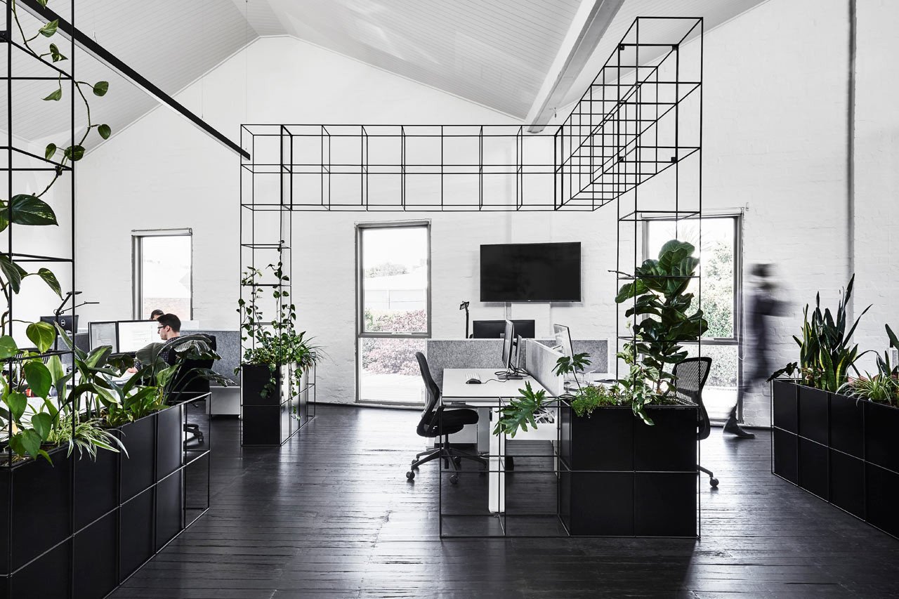 Black and White Office Decor Elegant Candlefox Hq A Graphic Black and White Fice In Melbourne Design Milk