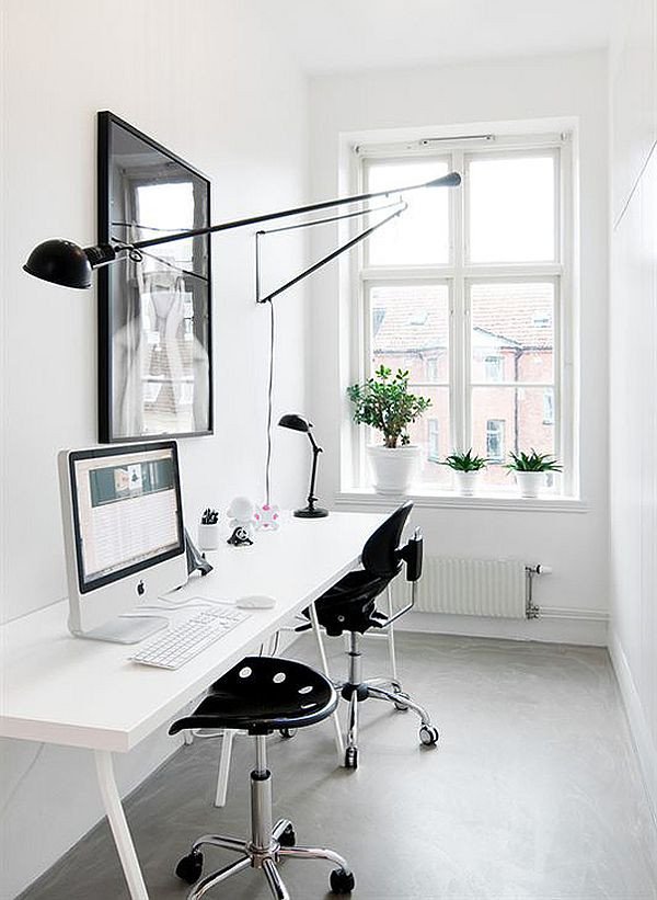 Black and White Office Decor Elegant Monochromatic Decorating Ideas and their Stylish Appeal