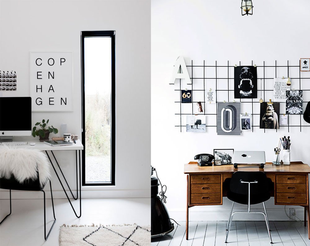 Black and White Office Decor Unique 11 Black &amp; White Scandinavian Fice Decor Ideas Apartment Number 4