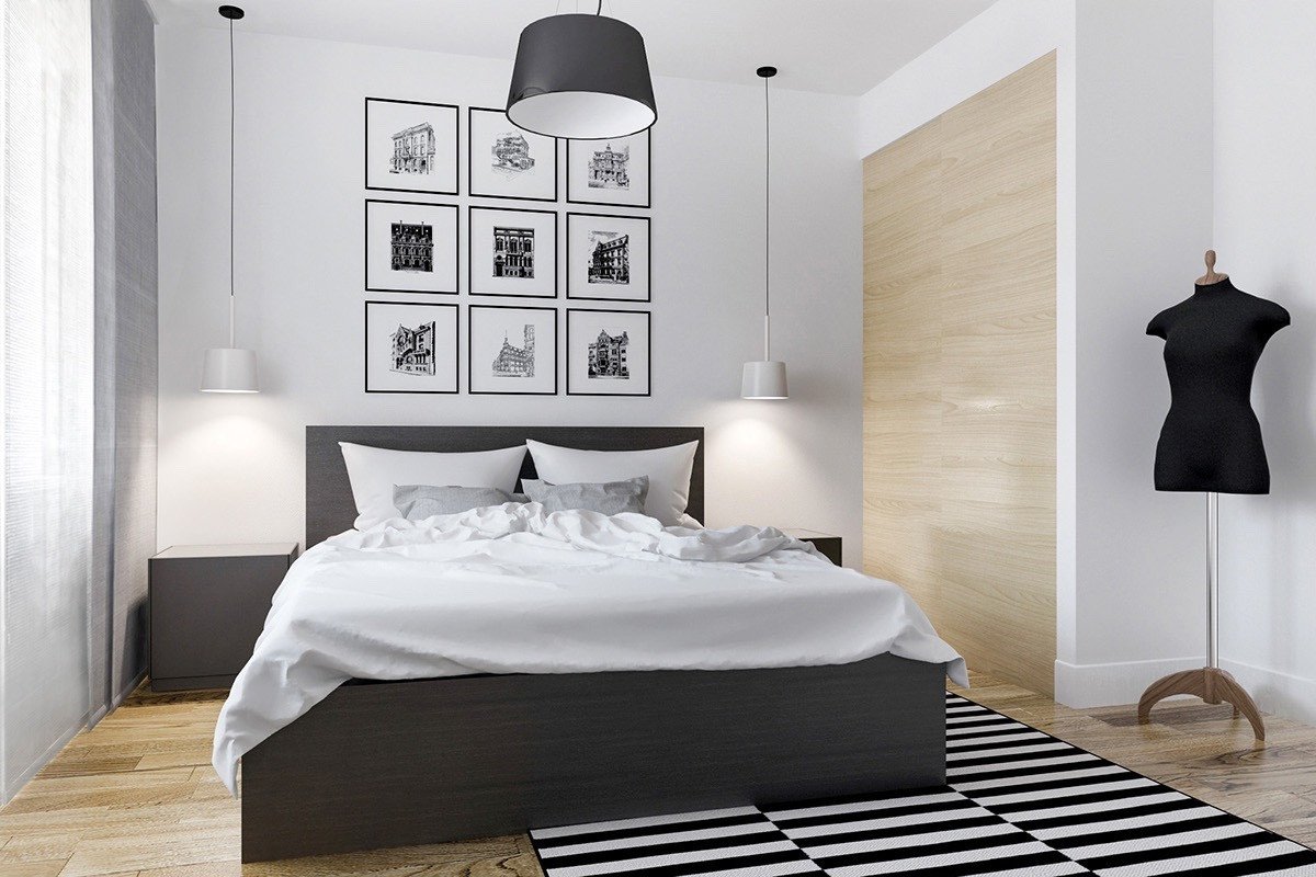 Black and White Room Decor Fresh 40 Beautiful Black &amp; White Bedroom Designs