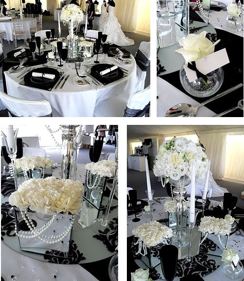 Black and White Table Decor Fresh Royal Wedding Accessories Black and White Wedding Decoration Ideas