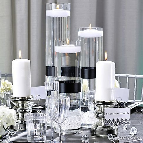 Black and White Table Decor Inspirational White Party Decorations