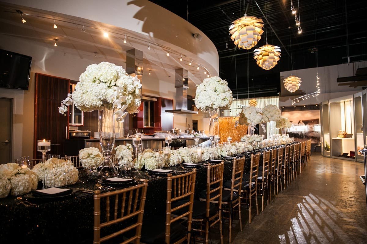 Black and White Table Decor New Geometric &amp; Gold Birthday Party at Guy Gunter Home In atlanta Ga the Celebration society