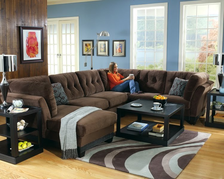 Blue and Brown Home Decor Awesome Home Decor Living Room Blue Wall Color