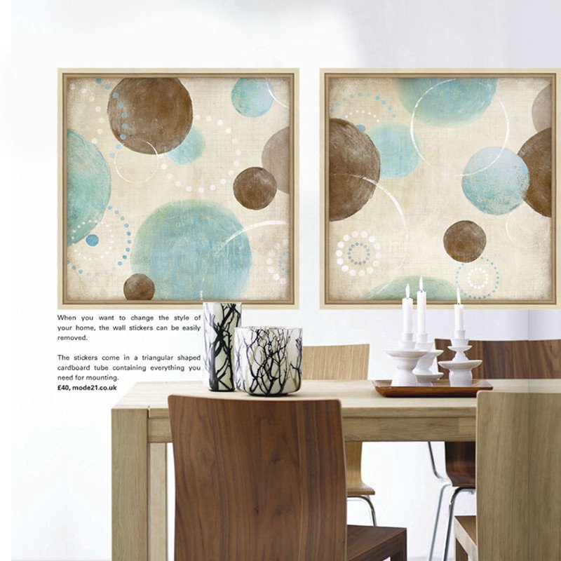 Blue and Brown Wall Decor Awesome Light Blue Beige and Brown Circles Modern Abstract Painting Canvas Wall Art Decorative Artist