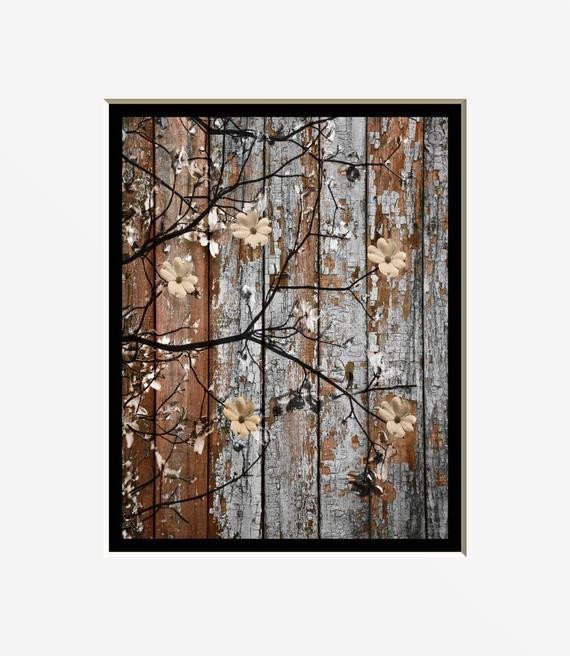 Blue and Brown Wall Decor Fresh Rustic Brown Blue Wall Art Graphy Dogwood Flowers