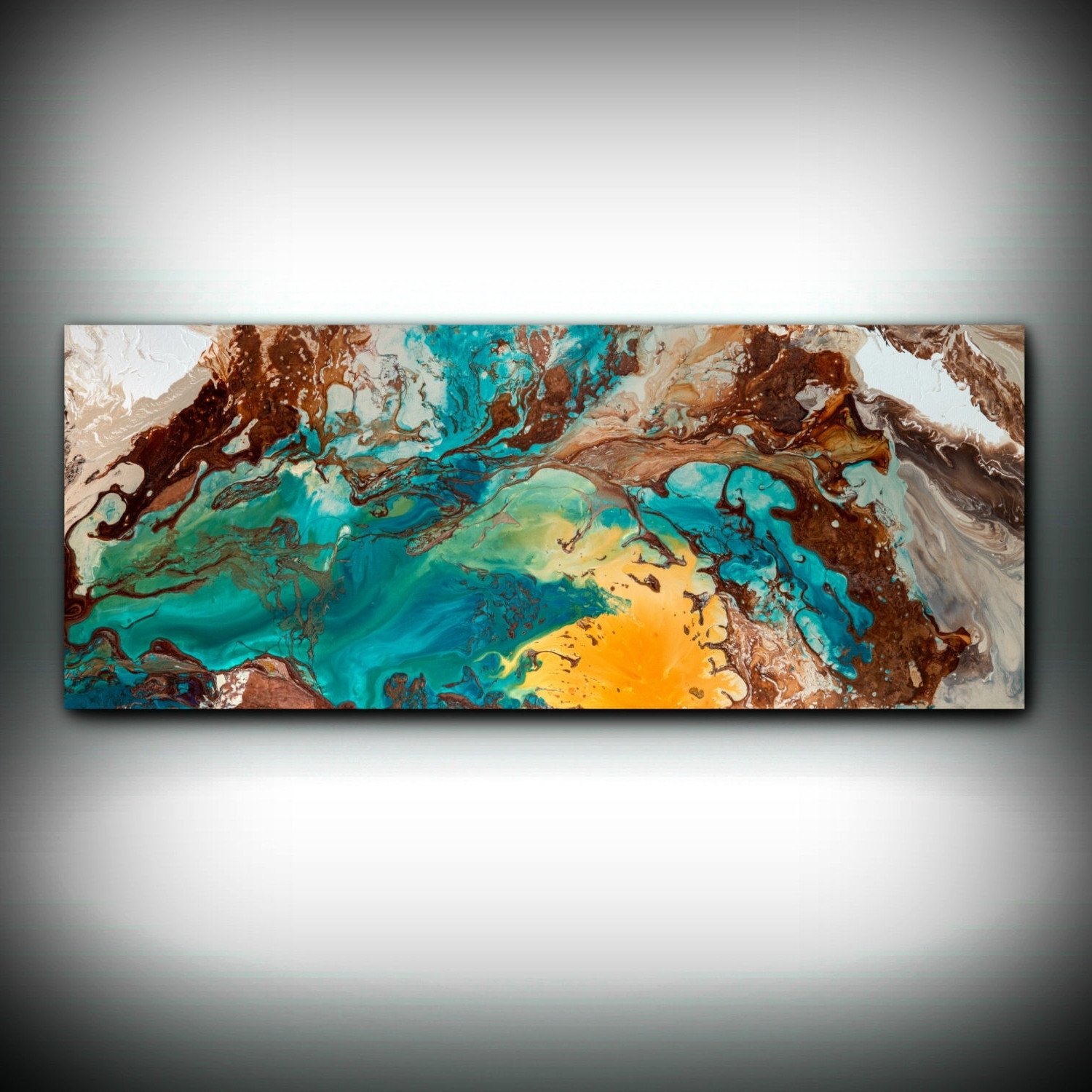 Blue and Brown Wall Decor New Best 15 Of Blue and Brown Abstract Wall Art