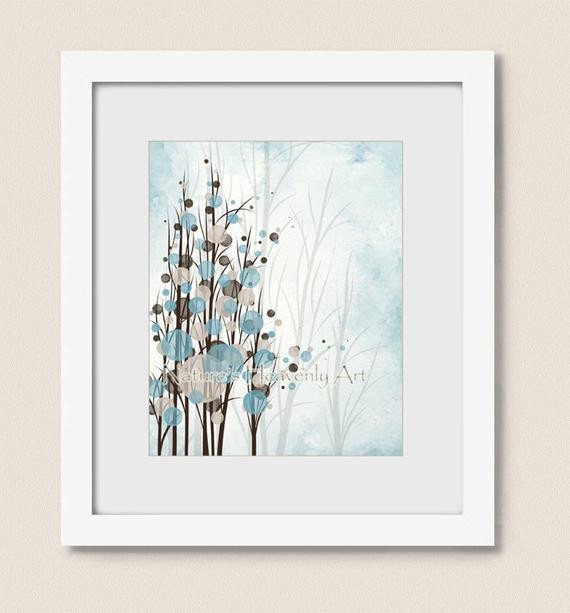 Blue and Brown Wall Decor New Blue and Brown Wall Decor Tree Art Print Circle Wall Art Tree