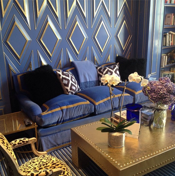 Blue and Gold Home Decor Lovely south Shore Decorating Blog Blue and Gold Rooms and Decor 50 Favorites for Friday 219