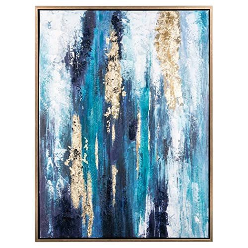 Blue and Gold Wall Decor Best Of Canvas Gold and Blue Wall Art Amazon