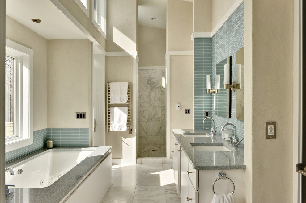 Blue and Gray Bathroom Decor Elegant Blue and Grey Bathroom Ideas