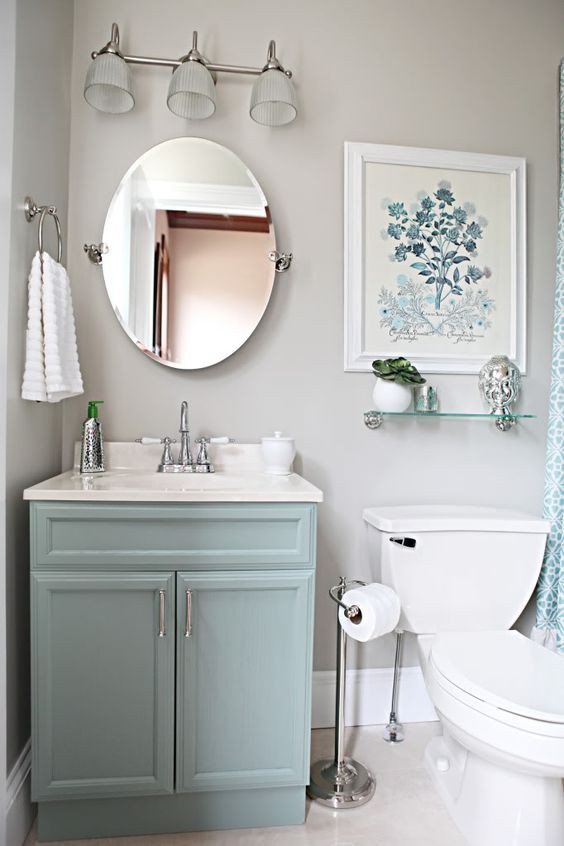 Blue and Gray Bathroom Decor Lovely Light Blue Vanity Light Gray Walls S and for Tumblr Pinterest