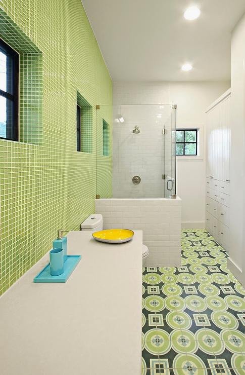 Blue and Green Bathroom Decor Unique Blue and Green Kids Bathrooms Contemporary Bathroom