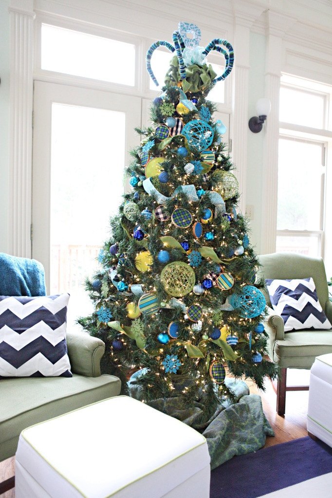 Blue and Green Christmas Decor Lovely Christmas Tree Decoration Ideas — today S Every Mom