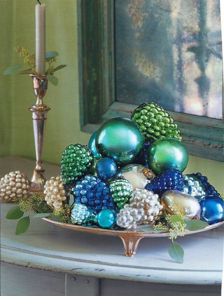 Blue and Green Christmas Decor New Habitually Chic Blue &amp; Green Christmas