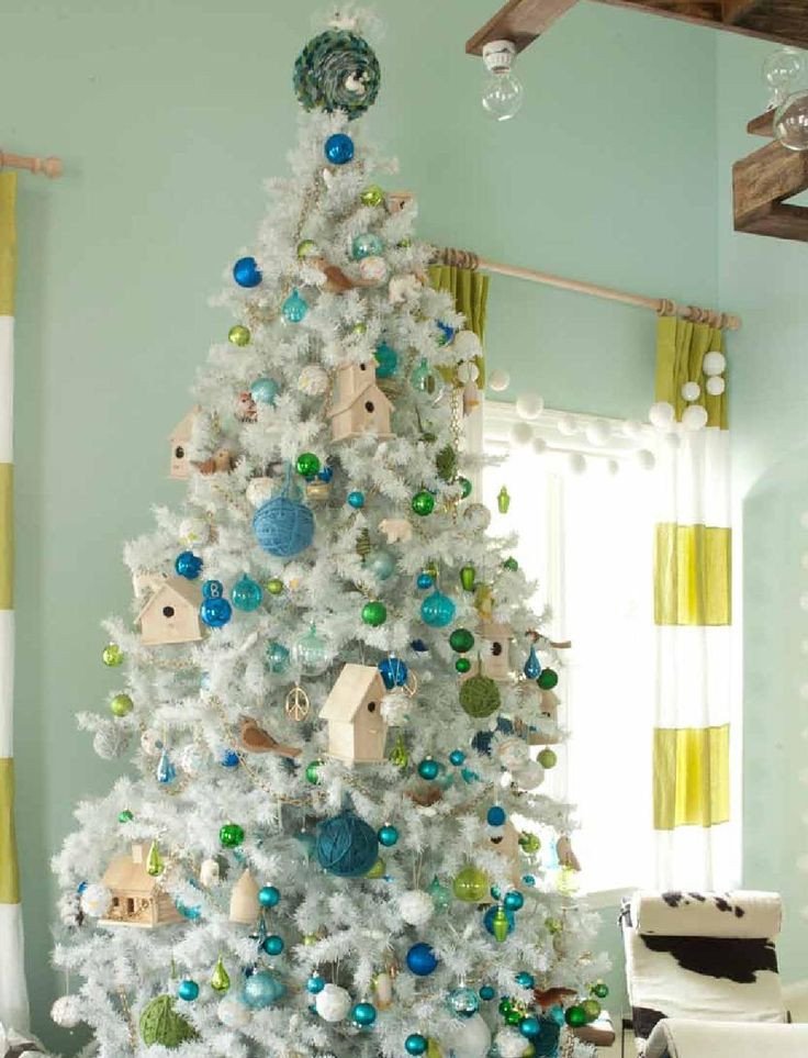 Blue and Green Christmas Decor New Remodelaholic