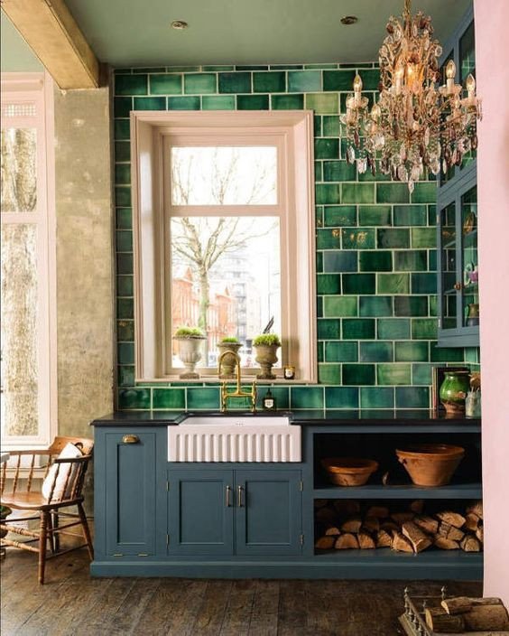 Blue and Green Kitchen Decor Awesome 30 Green Kitchen Decor Ideas that Inspire Digsdigs