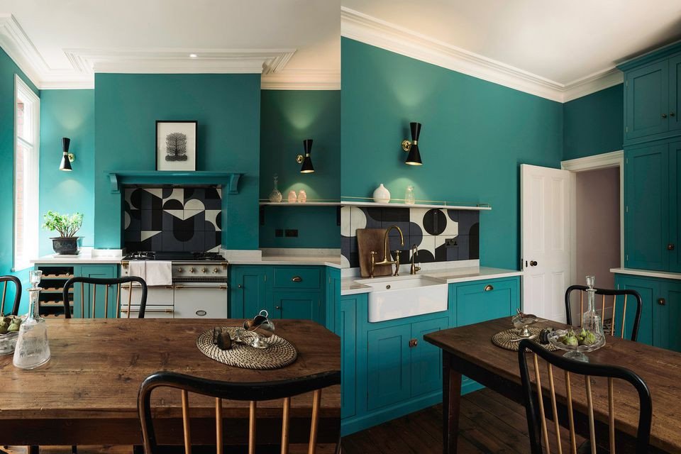 Blue and Green Kitchen Decor Elegant Beautiful Blue Kitchen Design Ideas