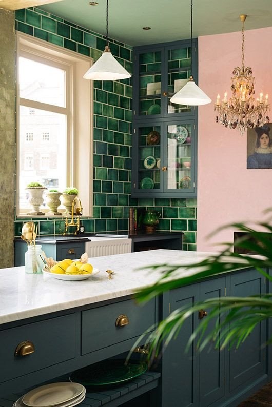 Blue and Green Kitchen Decor Lovely 30 Green Kitchen Decor Ideas that Inspire Digsdigs