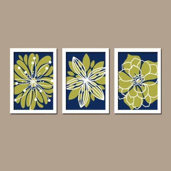 Blue and Green Wall Decor Fresh Items Similar to Navy Green Wall Art Bedroom Canvas or Prints Bathroom Artwork Bedroom