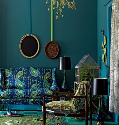 Blue and Green Wall Decor New Eye for Design Decorate Your Home with the Color Peacock Blue