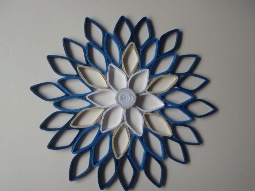 Blue and Grey Wall Decor Elegant Navy Home Decor Paper Dahlia Wall Hanging White Navy Blue