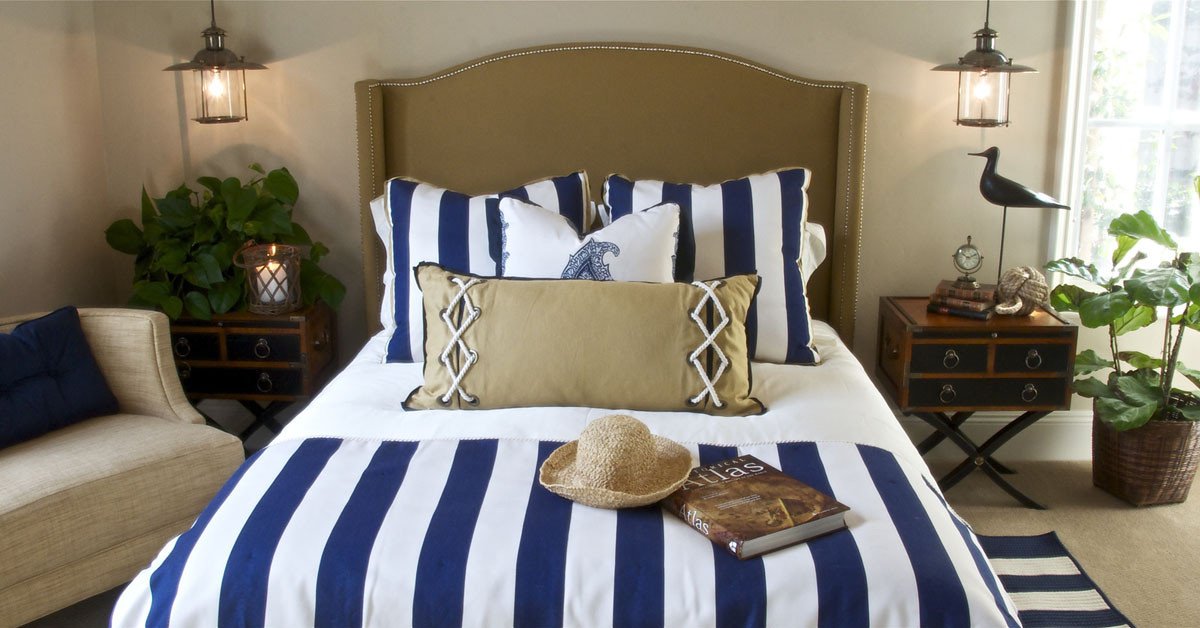 Blue and White Bedroom Decor Lovely Blue and White Costal Decor Idesignarch