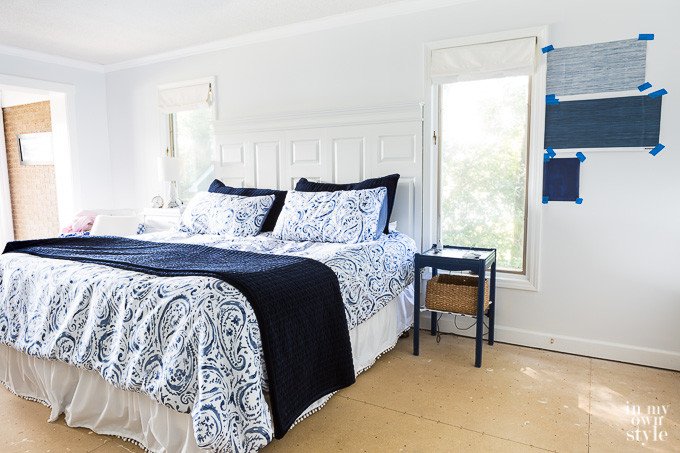 Blue and White Bedroom Decor Lovely Decorating Plan for My Casual Blue &amp; White Bedroom