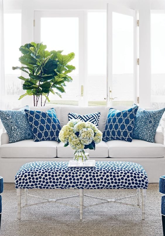 Blue and White Room Decor New Blue &amp; White Rooms and Very Affordable Blue &amp; White Furniture Accessories – south Shore