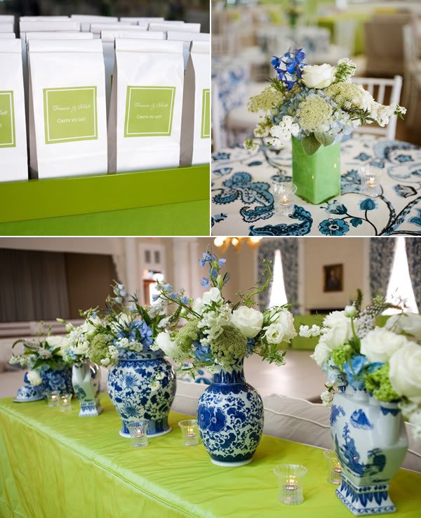 Blue and White Wedding Decor Lovely Elizabeth T Wedding Inspiration