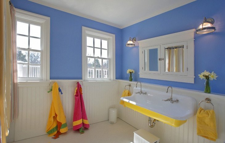 Blue and Yellow Bathroom Decor Elegant 20 Bathroom Paint Designs Decorating Ideas