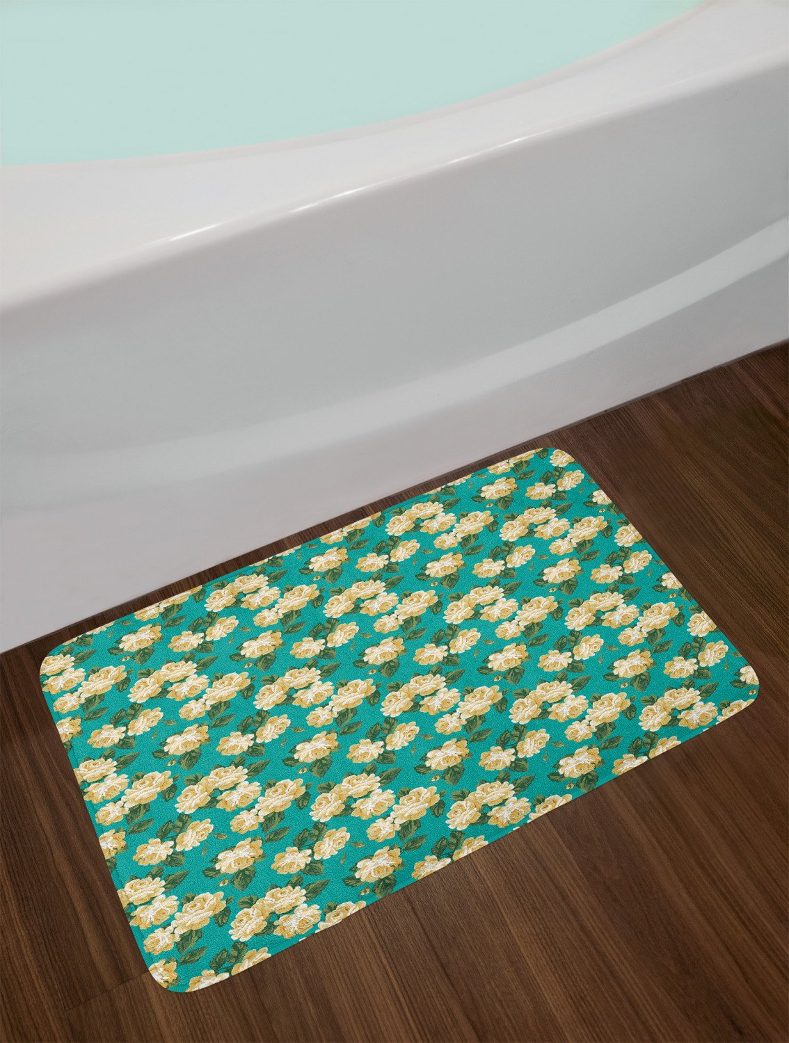 Blue and Yellow Bathroom Decor New Blue and Yellow Bath Mat Bathroom Decor Plush Non Slip Mat 29 5&quot; X 17 5&quot;