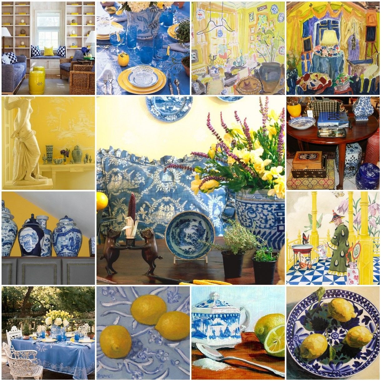 Blue and Yellow Kitchen Decor Inspirational the French Tangerine Blue and Yellow Color Ii In 2019