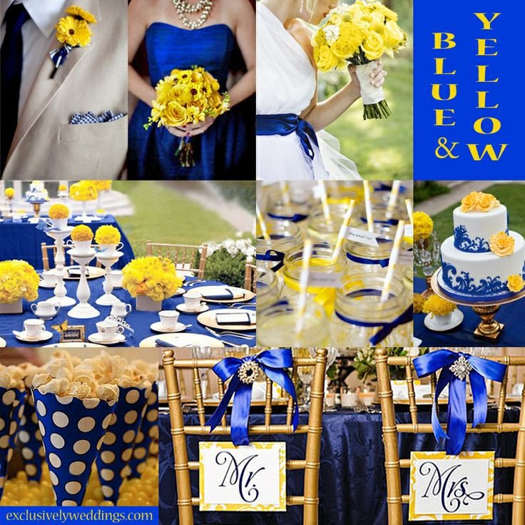 Blue and Yellow Wedding Decor Inspirational 130 Best Blue and Yellow Wedding Ideas Images On Pinterest