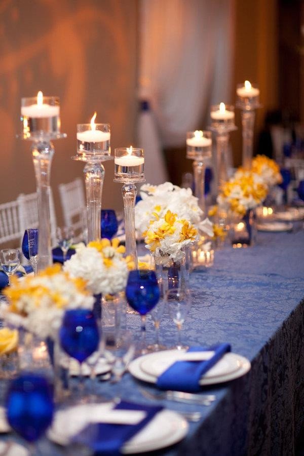 Blue and Yellow Wedding Decor Unique 130 Best Images About Blue and Yellow Wedding Ideas On Pinterest