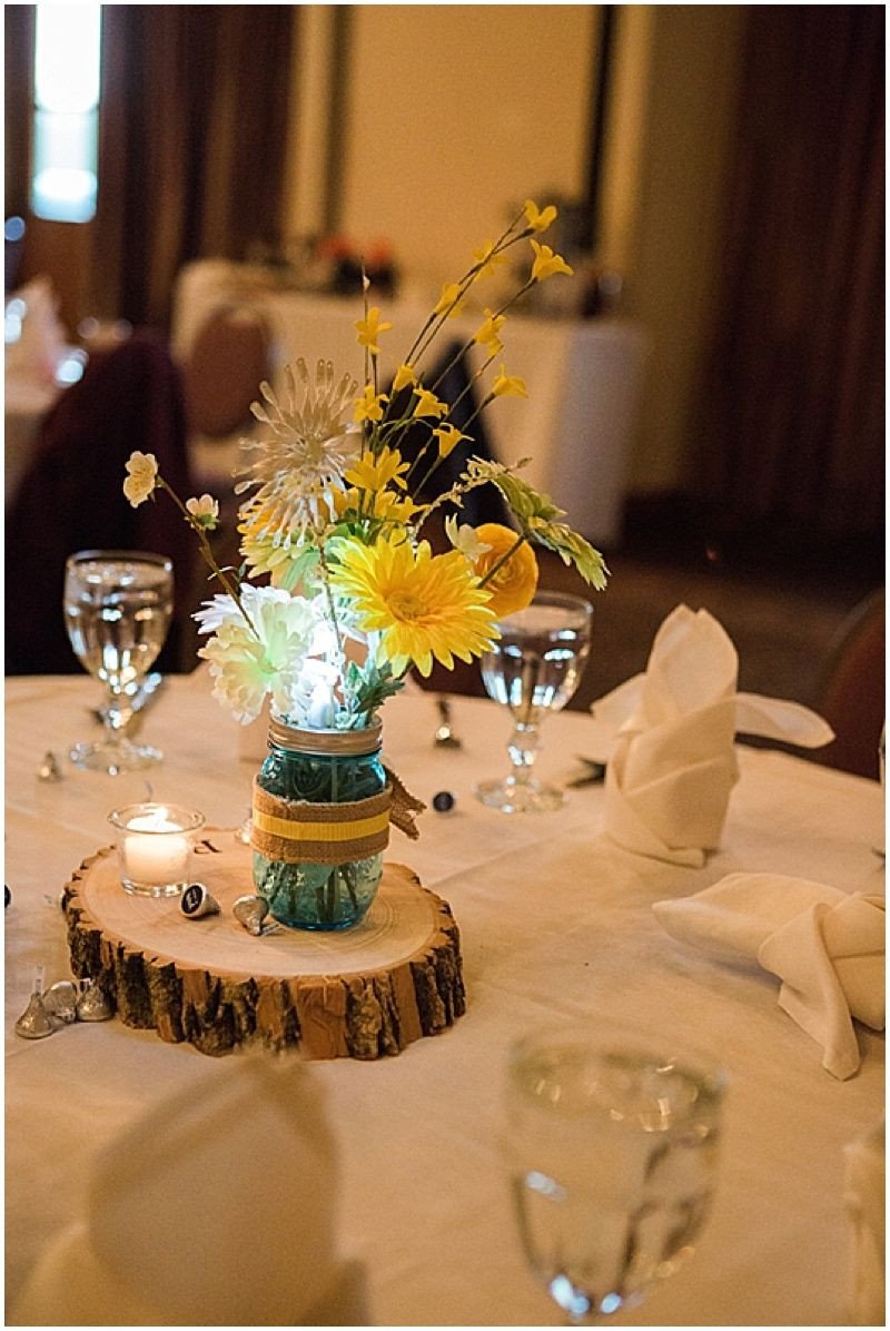 Blue and Yellow Wedding Decor Unique Blue and Yellow Lodge Wedding Creative Wedding Details