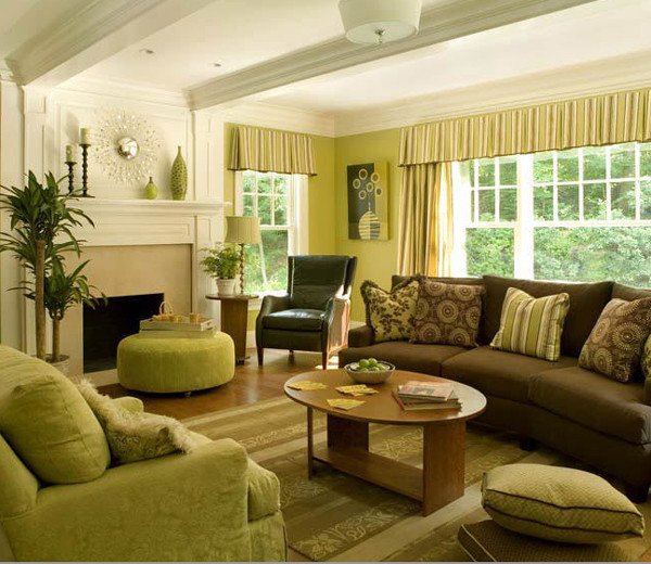 Brown Living Room Decorating Ideas Beautiful 28 Green and Brown Decoration Ideas