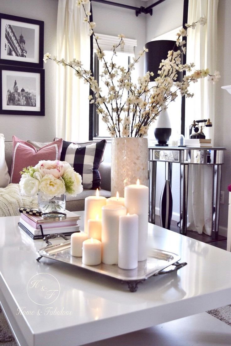 Candle Decor for Coffee Table Beautiful the 25 Best Candle Arrangements Ideas On Pinterest