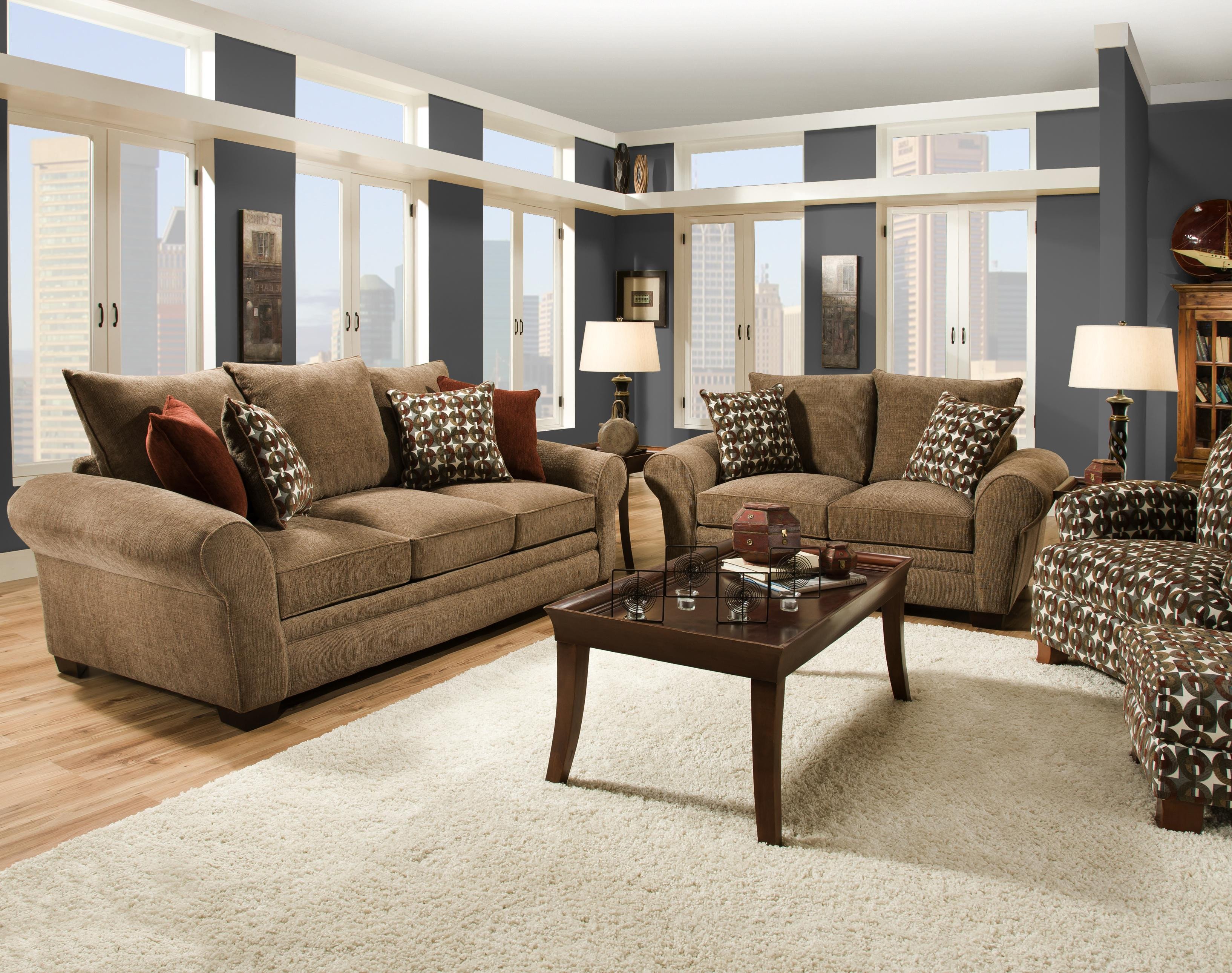 Casual Comfortable Living Room New Elegant and Casual Living Room sofa for Family Styled fort by Corinthian