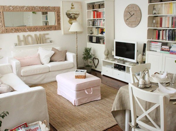 Chic Small Living Room Ideas Beautiful Distressed yet Pretty White Shabby Chic Living Rooms