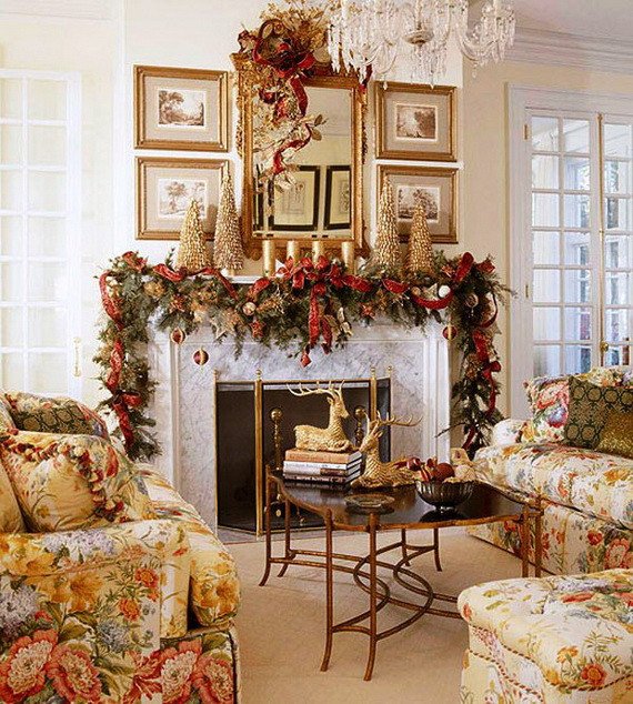 Christmas Decor for Fireplace Mantels Awesome 48 Inspiring Holiday Fireplace Mantel Decorating Ideas Family Holiday Guide to Family