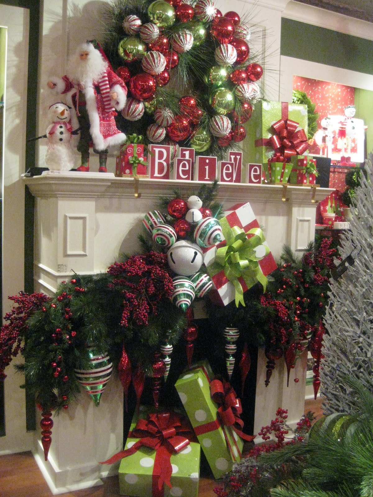 Christmas Decor for Fireplace Mantels Best Of Mantels Dressed for Christmas and A Link Party Celebrate &amp; Decorate