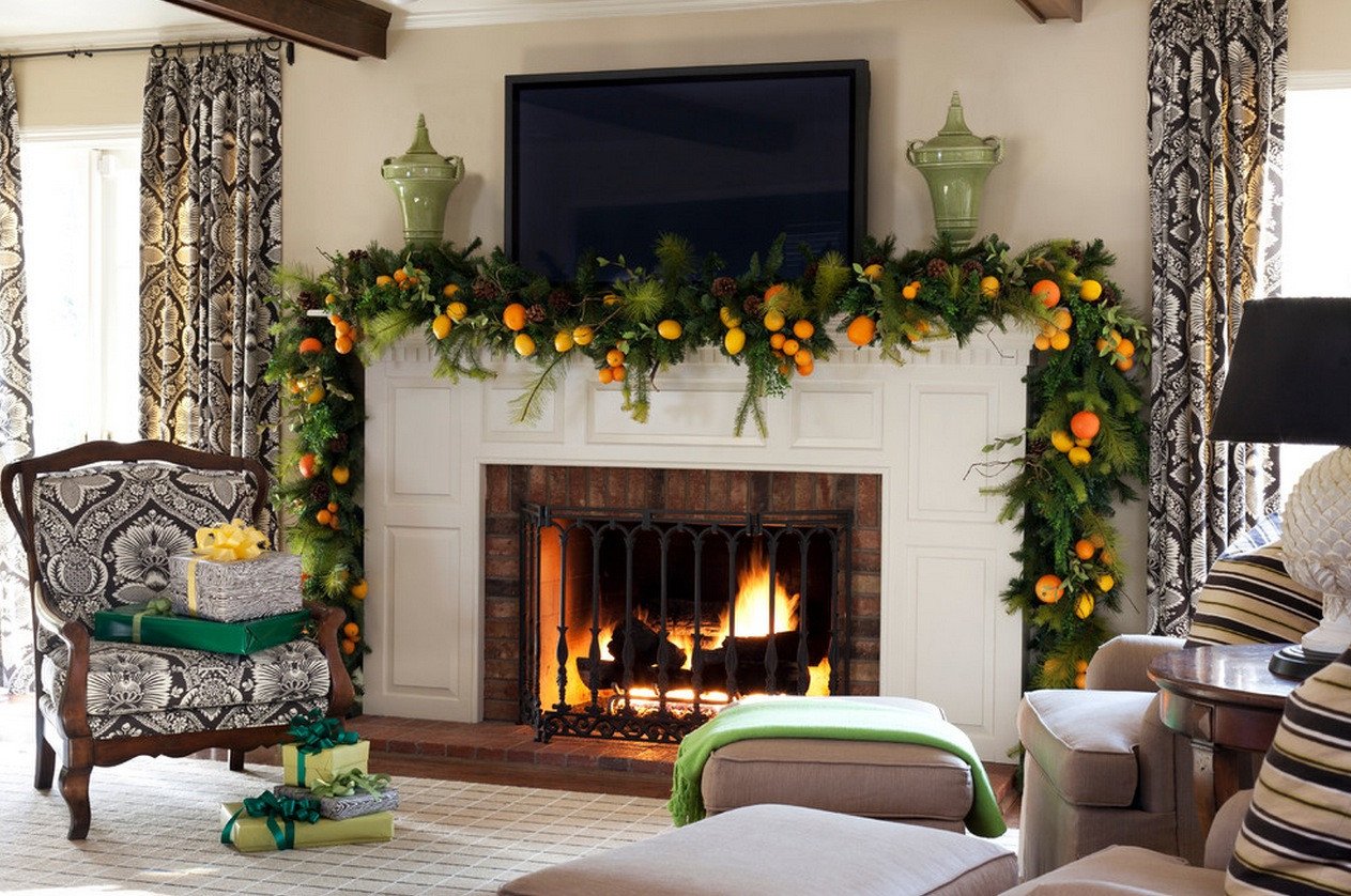 Christmas Decor for Fireplace Mantels Lovely Christmas Mantel Decor Inspiration