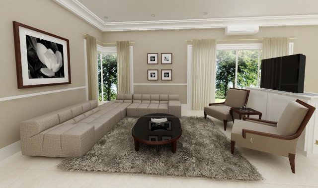 MODERN CLASSIC LIVING ROOM by dandygray on DeviantArt