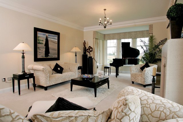 Classic Contemporary Living Room New Classic Contemporary Family Home In Scotland Contemporary Living Room Glasgow by Xs