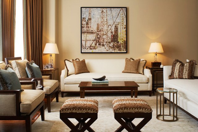 Classic Contemporary Living Room New Contemporary Classic Traditional Living Room by Kimberley Seldon Design Group